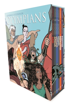 Olympians Boxed Set Books 7-12: Ares, Apollo, Artemis, Hermes, Hephaistos, and Dionysos - O'Connor, George