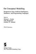 On Conceptual Modelling: Perspectives from Artificial Intelligence, Databases, and Programming Languages
