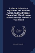 On Some Pleistocene Deposits Of The Northern Punjab, And The Evidence They Afford Of An Extreme Climate During A Portion Of That Period