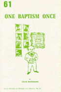 One Baptism Once