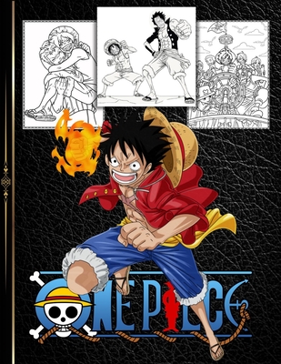 One Piece Coloring Book: Black Edition New Coloring Pages Filled With One Piece Jumbo Characters. Perfect For Kids / Adults - Guerra, Charles