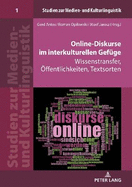 Online-Diskurse Im Interkulturellen Gefuege: Wissenstransfer, Oeffentlichkeiten, Textsorten