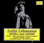 Opera & Leder - Lotte Lehmann (soprano)