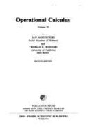 Operational Calculus - Mikusinski, Jan