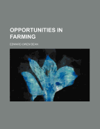 Opportunities in Farming