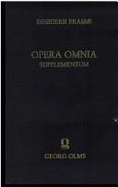 Opuscula: A Supplement to the Opera Omnia