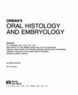Orban's oral histology and embryology. - Bhaskar, S. N.