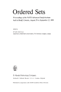 Ordered Sets: Proceedings of the NATO Advanced Study Institute Held at Banff, Canada, August 28 to September 12, 1981