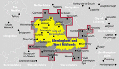 Ordnance Survey Birmingham and West Midlands Street Atlas - 