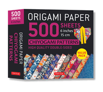 Origami Paper 500 Sheets Chiyogami Patterns 6 15cm: Tuttle Origami Paper: High-Quality Double-Sided Origami Sheets Printed with 12 Different Designs (Instructions for 6 Projects Included)