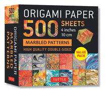 Origami Paper 500 Sheets Marbled Patterns 4 (10 CM)