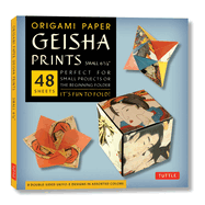 Origami Paper Geisha Prints 48 Sheets 6 3/4" (17 CM): Large Tuttle Origami Paper: High-Quality Origami Sheets Printed with 8 Different Designs (Instructions for 6 Projects Included)