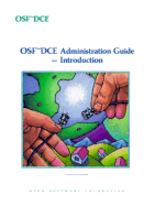 OSF DCE Administration Guide-Introduction, Revision 1.0
