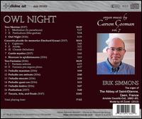 Owl Night: Music for organ by Carson Cooman Organ Music, Vol. 7 - Erik Simmons (organ)