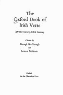 Oxford Bk of Irish Verse 17th-20th Century