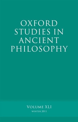Oxford Studies in Ancient Philosophy, Volume 41 - Inwood, Brad (Editor)