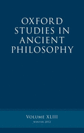 Oxford Studies in Ancient Philosophy, Volume 43