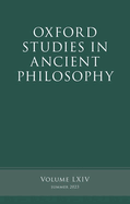 Oxford Studies in Ancient Philosophy, Volume 64