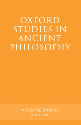 Oxford Studies in Ancient Philosophy - Inwood, Brad (Editor)