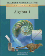 Pacemaker Algebra One Teacher Answer Second Edition 2001c