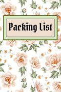 Packing List: Packing List To do List Checklist Trip Planner Vacation Planning Adviser Itinerary Travel Diary Planner Organizer Budget Expenses Notes size 6*9 inches 98 Pages.(Cute Bears)