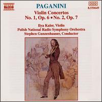 Paganini: Violin Concertos No. 1, Op. 6 & No. 2, Op. 7 - Ilya Kaler (violin); Polish Radio and Television National Symphony Orchestra; Stephen Gunzenhauser (conductor)