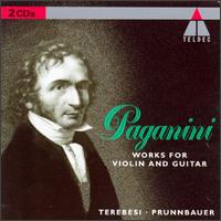Paganini: Works for Violin and Guitar - Gyorgy Terebesi (violin); Sonja Prunnbauer (guitar)