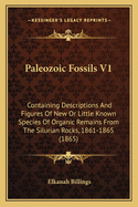 Paleozoic Fossils V1: Containing Descriptions And Figures Of New Or Little Known Species Of Organic Remains From The Silurian Rocks, 1861-1865 (1865)