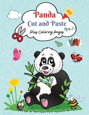 Panda: Cut and Paste, A Funny Preschool Activity Workbook for Kids, Kindergarten, Elementary Boys and Girls Ages 3+, Scissors Cutting, Gluing, Stickers.. - Rushford, Ariadne