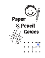 Paper & Pencil Games: Paper & Pencil Games: 2 Player Activity Book, Blue - Tic-Tac-Toe, Dots and Boxes - Noughts And Crosses (X and O) -- Fun Activities for Family Time