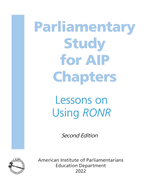 Parliamentary Study: For AIP Chapters