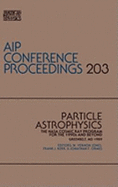 Particle Astrophysics