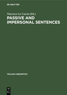 Passive and Impersonal Sentences: PDR Il-B, Vol. 1