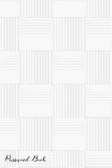 Password Book: Include Alphabetical Index With White Gray Square Tiles Pattern