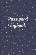 Password Logbook: Personal internet password keeper and organizer.