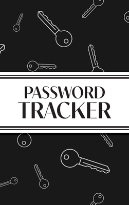 Password Tracker (Black Keys): 6"x9" Hardcover Alphabetical Password Logbook for Easy Organization - Revive Stationery