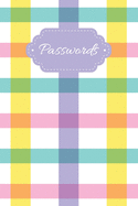 Passwords: Internet Password Keeper Organizer Logbook Large Print Two Entries Per Page