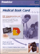 Pdr Drug Interactions and Side Effects Medical Book Card Only