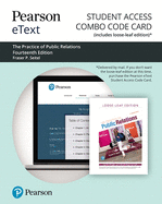 Pearson Etext for the Practice of Public Relations -- Combo Access Card