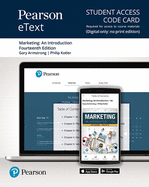 Pearson Etext Marketing: An Introduction -- Access Card