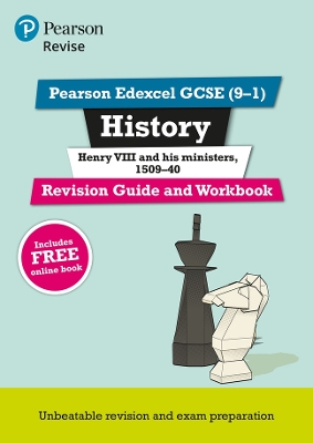 Pearson REVISE Edexcel GCSE History Henry VIII Revision Guide and Workbook inc online edition - 2023 and 2024 exams - Dowse, Brian