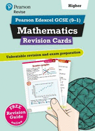 Pearson REVISE Edexcel GCSE Maths Higher Revision Cards (with free online Revision Guide) - 2023 and 2024 exams: for home learning, 2022 and 2023 assessments and exams