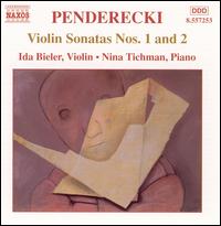 Penderecki: Violin Sonatas Nos. 1 & 2 - Ida Biehler (violin); Nina Tichman (piano)