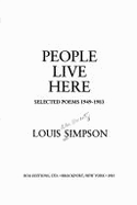 People Live Here: Selected Poems 1948-1983 - Simpson, Louis