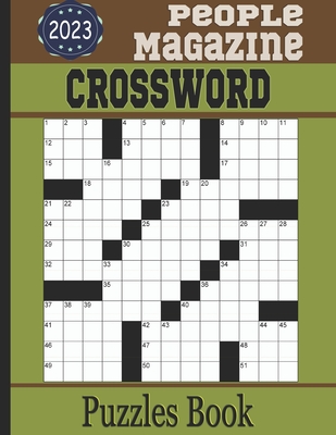 People Magazine Crossword Puzzles Book 2023: Large-print medium to hard Crossword Puzzles - Zinaoui, Oussama