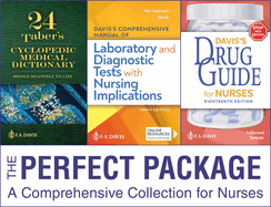 Perfect Package: Vallerand Drug Guide 18e & Van Leeuwen Comp Man Lab & Dx Tests 10e & Tabers Med Dict 24e