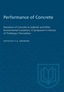 Performance of Concrete: Resistance of Concrete to Sulphate and Other Environmental Conditions: A Symposium