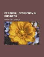 Personal Efficiency in Business