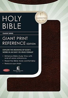 Personal Size Giant Print Reference Bible-KJV - Nelson Bibles (Creator)