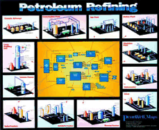 Petroleum Refining Chart Laminated Version